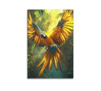 KCBCMFDS Poster décoratif sur toile avec triple menace - Impression d'art moderne pour chambre à coucher - 60 x 90 cm