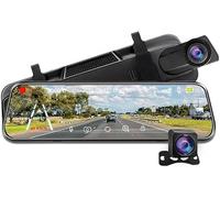 KCBEHIDVW 10” 2k Avant et Arrière Double Lentille Dashcam Voiture pour Alfa Romeo Tonale 2022 2023 2024, 1080P Full HD Rétroviseur avec Vision Nocturne,170° Aide au Stationnement 32G,A 2K+1080P