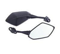 KCBHSH 1 Paire Rétroviseurs De Moto Rétroviseurs pour Aprilia GPR125 RS 125 RSV4 Factory RSV4R RSV4 RF RSV4 RR RSV4 Factory APRC SE Rétroviseur latéral(Carbone)