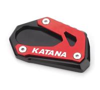 KCBHSH Agrandir Support Extension De Béquille Latérale pour Moto pour Suzuki Katana 2019-2021 Support De Béquille Élargi D'extension Latérale(Rouge 2)