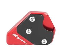 KCBHSH Extension De Béquille De Moto pour Suzuki Hayabusa GSX1300R 2021-2023, Plaque De Support De Pied Élargie, Extension De Béquille Side Stand Extension(Rouge)