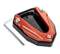 KCBHSH Extension De Béquille pour Yamaha XMAX300 2023-2024 : Repose-Pieds Élargi Et Plaque Latérale Élargie Side Stand Extension(Rouge 1)