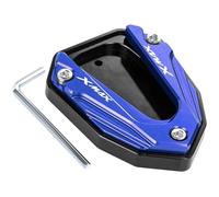 KCBHSH Extension De Béquille pour Yamaha XMAX300 2023-2024 : Repose-Pieds Élargi Et Plaque Latérale Élargie Side Stand Extension(Bleu 2)