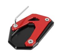 KCBHSH Extension DE Support DE Moto pour Suzuki V-Strom 1050 DE 800 V Strom 1050XT 2023, Plaque DE Support D'agrandissement DE Béquille Side Stand Extension(Rouge)