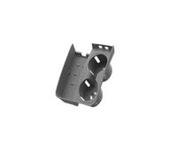 KCBHSH Garniture Console Centrale pour Mercedes Classe S W223 S400 S450 S500 Protection Antidérapante en Silicone Gobelet À Eau À Commande Centrale Moulages intérieurs(Noir)