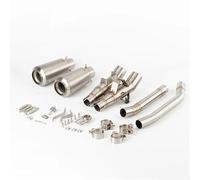 KCBHSH Kit Complet De Silencieux D'échappement pour Moto pour Scrambler 1200 XE XC 2019-2022(Couleur 2)