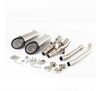 KCBHSH Kit Complet De Silencieux D'échappement pour Moto pour Scrambler 1200 XE XC 2019-2022(Couleur 1)