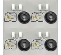 KCBHSH Kit De Réparation De Carburateur pour Moto pour K&awasaki ZRX1100, ZRX 1200, GPZ1100, ZRX1200R Rechange Diaphragme À Dépression Et Flotteur Pièces De Carburateurs(4 Ensembles)