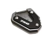 KCBHSH Plaque D'extension Latérale De Béquille pour Moto pour Suzuki GSX R 600, GSX-R 750 Et GSXR 1000 Side Stand Extension(Titane 1)