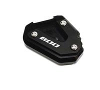 KCBHSH Plaque D'extension Latérale De Béquille pour Moto pour Suzuki GSX R 600, GSX-R 750 Et GSXR 1000 Side Stand Extension(Noir 3)