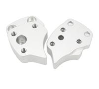 KCBHSH Rehausseurs Guidon Adaptateurs De Rehaussement De Guidon en Alliage D'aluminium pour Moto pour Y&amaha FJR1300 FJR 1300 2001 2002 2003 2004 2005 Pinces rehaussement(Argent)
