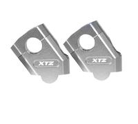 KCBHSH Rehausseurs Guidon Rehausseur De Guidon De Moto pour Y&amaha XTZ 1200 Super Tenere XT1200Z 2014-2023 Guidon À Main Barres De Fixation De Montage Relevable Pinces rehaussement(Argent 28mm)