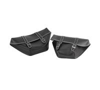 KCBHSH Sac De Selle De Moto en Cuir PU, 1 Paire, Classique, Étanche, Outil Latéral, Sacoche pour Ducati Scrambler Rangement Multifonctionnel(Noir)