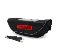 KCBHSH Sacoche De Guidon De Moto pour Y&amaha XSR900 Abarth 2016-2022, Sacs De Téléphone Portables Étanches, Paquet De Rangement pour Outils Rangement Multifonctionnel(Rouge)