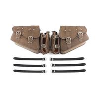 KCBHSH Sacs De Selle De Moto, Sac À Outils Latéral, Sac De Rangement De Bagages, Pièces De Sacoches Étanches, 1 Paire De Sacoches Latérales pour Shadow Rebel Rangement Multifonctionnel(Brun)
