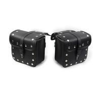 KCBHSH Sacs De Selle De Moto, Sac De Rangement Latéral, Sac À Bagages, Pochette À Outils De Fourche, 1 Paire, Accessoires Étanches pour Harley Sportster Dyna Rangement Multifonctionnel