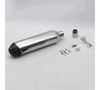 KCBHSH Silencieux D'échappement De Moto pour CRF250F PCX MSX 51 Mm, Tube D'échappement De Remplacement en Acier Inoxydable(Couleur 3)