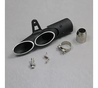 KCBHSH Silencieux D'échappement Moto 51 Mm pour Yamaha YZF R1 R3 R6, Double Sortie Et Triple Sortie.(Couleur 1)