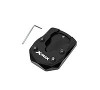 KCBHSH Support De Béquille Latérale Élargisseur De Pied pour Moto pour Yamaha XAMX300 X-Max 125 250 300 400 avec Base Antidérapante Side Stand Extension(Noir 2)