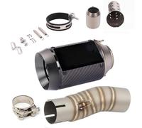 KCBHSH Tuyau D'échappement De Moto pour CFMOTO 450SR 450NK 2022-2025, Silencieux, Tube De Liaison Intermédiaire, Kit De Section Arrière(Couleur 3)