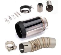 KCBHSH Tuyau D'échappement De Moto pour CFMOTO 450SR 450NK 2022-2025, Silencieux, Tube De Liaison Intermédiaire, Kit De Section Arrière(Couleur 1)