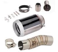 KCBHSH Tuyau D'échappement De Moto pour CFMOTO 450SR 450NK 2022-2025, Silencieux, Tube De Liaison Intermédiaire, Kit De Section Arrière(Couleur 2)