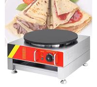 Kccjjrg 220v,Crêpière Électrique De 16 Pouces, Crêpière Ronde, Poêle À Crêpes/Machine À Crêpes