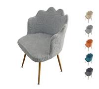 KCCRHIN Housse De Chaise en Forme De Pétale Housse De Chaise Extensible Lot de 2/4/6 Housse Chaise De Coiffeuse Couverture Chaise Lavable Amovible Protection Chaise pour Salon Cuisine Hôtel,B 1pcs