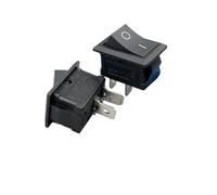 KCD11-101 3A/6A 250V 6A/10A 125V 10 * 15mm 21 * 15mm SPST 2PIN ON/OFF G130 Boat Rocker Switch Car Dash Dashboard Truck RV ATV Home(21 15mm cap,10 pcs)