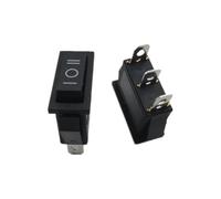 KCD3 2 Position 3 PinRocker Switch ON-OFF Electrical Equipment with Light Power Switch 16A 250VAC/ 20A 125VAC 35mm*31mm*14mm NWPNLXEA(Black-3d)