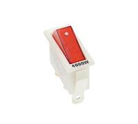 KCD3 220V ON/OFF SPST interrupteur à bascule unipolaire unidirectionnel 2 3 positions 20A 125VAC avec lumière LE * D(Red light 4000W,1PCS)
