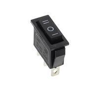 KCD3 220V ON/OFF SPST interrupteur à bascule unipolaire unidirectionnel 2 3 positions 20A 125VAC avec lumière LE * D(Black 3 Gear,1PCS)