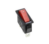 KCD3 220V ON/OFF SPST interrupteur à bascule unipolaire unidirectionnel 2 3 positions 20A 125VAC avec lumière LE * D(Red light 1000W,3PCS)