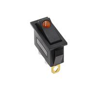 KCD3 220V ON/OFF SPST interrupteur à bascule unipolaire unidirectionnel 2 3 positions 20A 125VAC avec lumière LE * D(Yellow cat eye,3PCS)