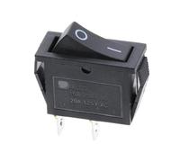 KCD3 220V ON/OFF SPST Rocker Switch Single Pole Single Throw 2 Position 20A 125VAC With LED Light NWPNLXEA(B)