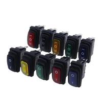 KCD3 Waterproof Rocker Switch ON-OFF/ON-OFF-ON 3Pin,2/3 Position,Electrical Equipment With Lighting Power,15A 250VAC/20A 125VA(ON-OFF YELLOW LED)