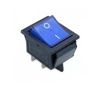 KCD4 Rocker Switch ON-OFF 2 Position 4 Pins / 6 Pins Electrical equipment With Light Power Switch 16A 250VAC/ 20A 125VAC NWPNLXEA(Blau,4 Pin)