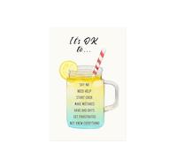 KCDFDVJFBM Beshdomp It's Ok To Posters - Psychology, Mental Health, Self - Affirmation Art for Home, Bedroom & Dorm Decor(Framed,08x12inch(20x30cm))