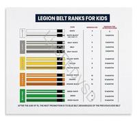 KCDFDVJFBM BJJ Belt Progression Infographic Reference Chart Brazilian Jiu-Jitsu Educational Training Aid Poster for Academy Home Office(Framed,08x12inch(20x30cm))