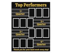 KCDFDVJFBM Employee Recognition Wall-Art Poster For Room Aesthetics And Home Decor Display(Framed,08x12inch(20x30cm))