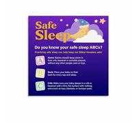 KCDFDVJFBM Gentle Parenting Guide Poster Canvas Wall-Art Newborn Care Tips for Nursery Decor(Framed,12X18inch(30X45cm))