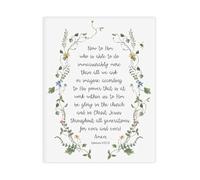 KCDFDVJFBM God Can Do Far More Than We Imagine Ephesians 3-20 Canvas Art Print for Wall Decor Bedroom Living Room(Unframed,12x18inch(30x45cm))