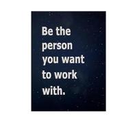 KCDFDVJFBM Inspirational Home Office Decor Canvas Wall-Art Professionalism Motivational Quotes Poster Ready to Hang(Unframed,08x12inch(20x30cm))