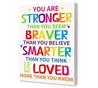 KCDFDVJFBM Room Decor Affirmation Poster Motivational Wall-Art with Quotes for Boys Girls Bedroom or Playroom(Unframed,12x18inch(30x45cm))