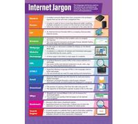 KCDFDVJFBM Social Media Literacy Poster Key Online Communication Terms Classroom Wall-Art for Middle High School Digital Citizenship(Unframed,08x12inch(20x30cm))
