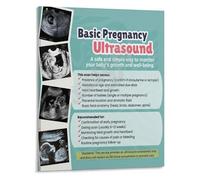 KCDFDVJFBM Student Guide Pregnancy Ultrasound Fundamentals Poster Educational Canvas Wall-Art for Nursing School(Unframed,16x24inch(40x60cm))