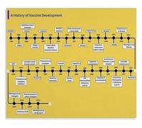 KCDFDVJFBM Vaccine History and Development Timeline Poster Science Breakthroughs Biology Classroom Educational Wall-Art Decor(Framed,08x12inch(20x30cm))