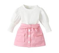 KCDING Lot Bodys Courte Filles Ensemble Bebe Garcon0-3 Mois,Ensemble Fille 6 Ans Jean Jupe Longue Ete Fluide Tutu Fille 8 Ans Body Manche Longue Bebe Blanc Deguisement Bebe 6 Mois Combinaison Pyj