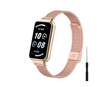 Kcdream Bracelet Compatible avec Honor Band 9, Bracelets en Maille Réglable Bracelet en Acier Inoxydabl de Remplacement pour Honor Band 9 Sangle en Métal