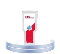 kcdVFmqhb Cartouche d'encre Compatible avec DesignJet Z2600 Z5600, Encre pigmentée de 745 ML avec Puce(HP745 -R- 300ML)